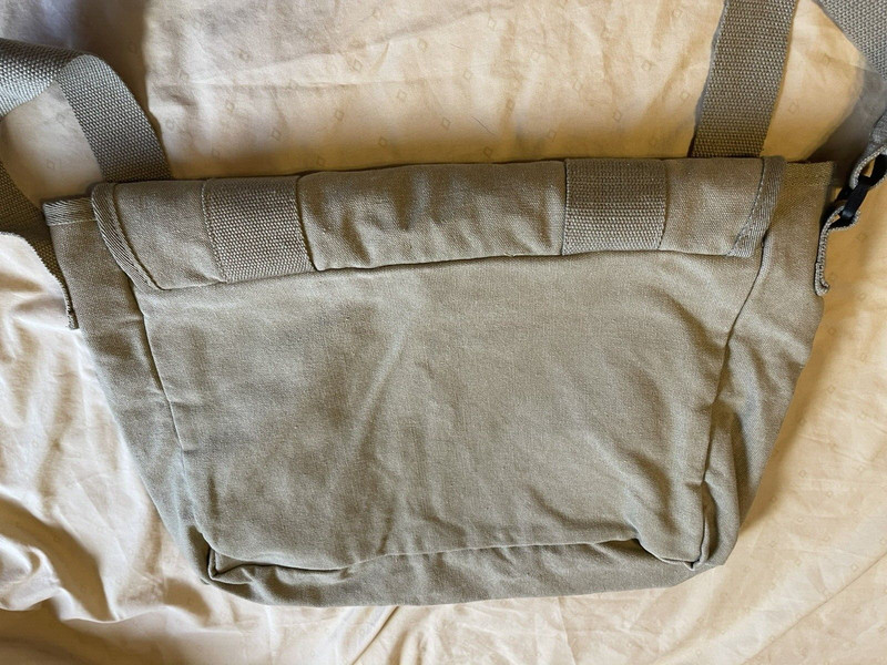 ATLAS INVESIGATIONS CANVAS TOTE BOOK BAG 14 X 10 X 2 46 IN STRAP PRE-OWNED gallery