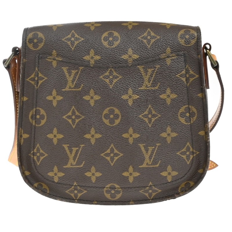 LOUIS VUITTON Saint Cloud MM Shoulder Bag Monogram Leather Brown M51243 33KP424 gallery