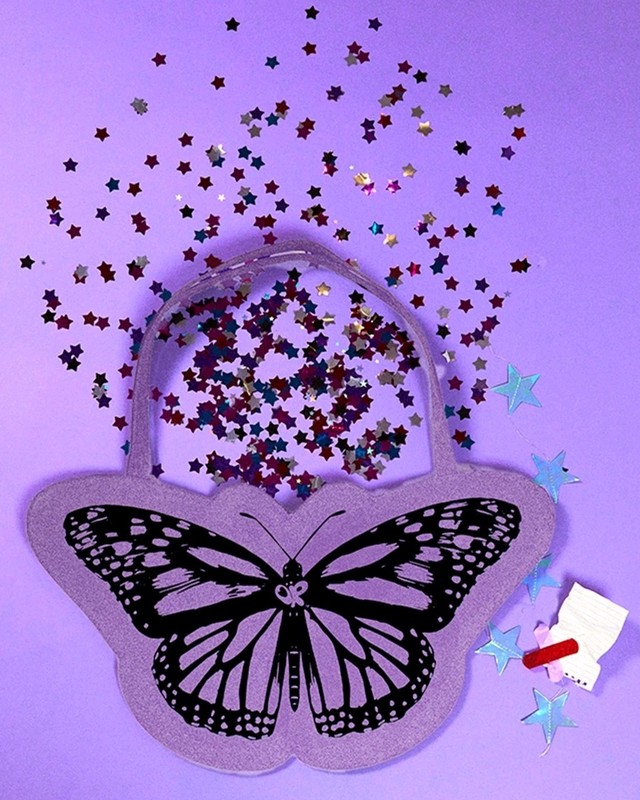 Official Olivia Rodrigo GUTS World Tour Purple Butterfly Tote Bag Authentic NWT