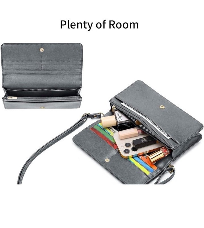 Crossbody Bag for Women, Phone Wallet Purses PU Leather Satchel, Small Shoulder gallery