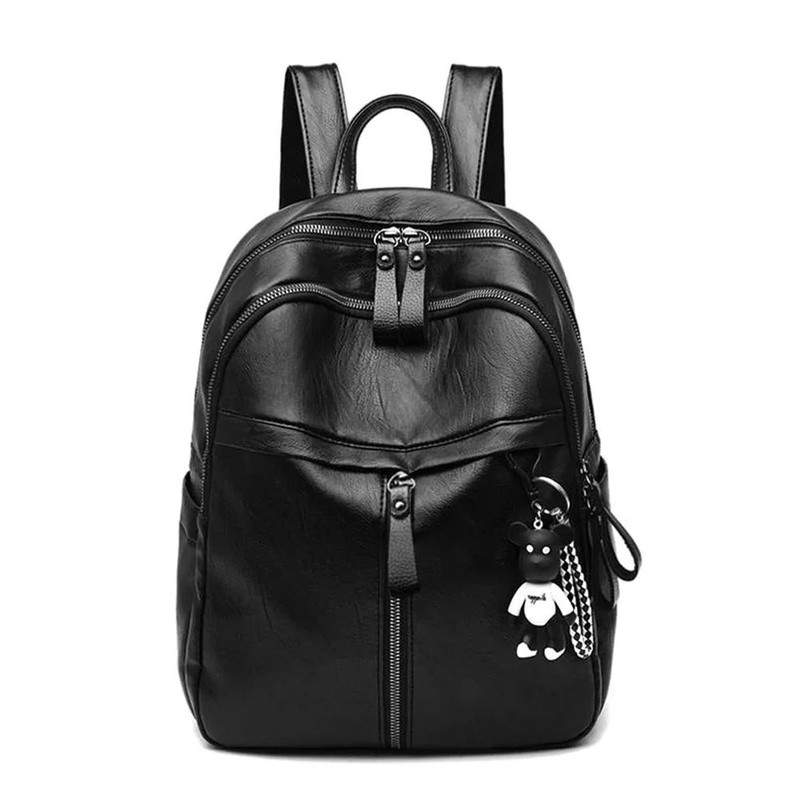 Luxury Waterproof Women’s Leather Rucksack Daypack Mochila Piel Impermeable