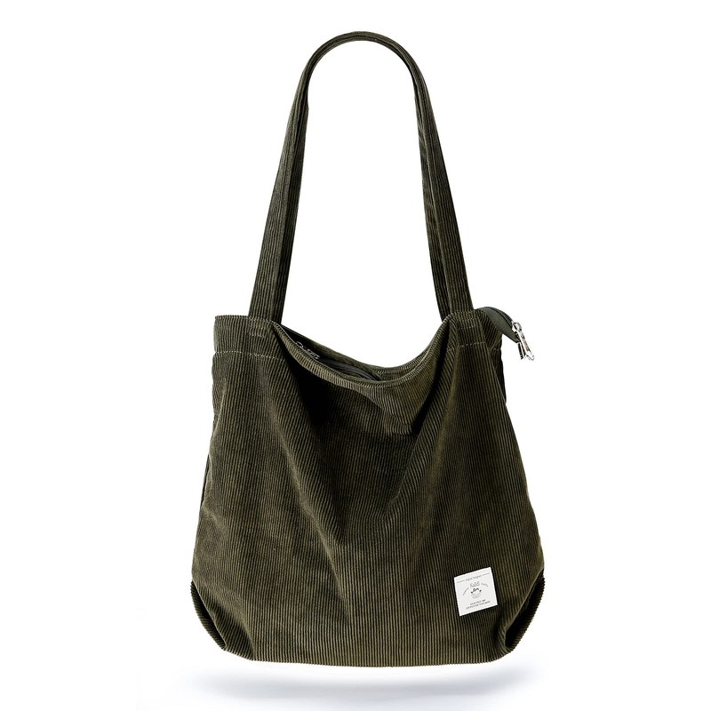 KALIDI Large Totes Bag Women Corduroy Shoulders Handbag Lightweight Shopping …
