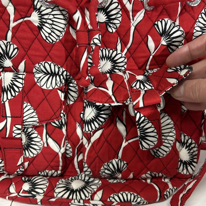 Vera Bradley Deco Daisy Hobo Drawstring Bag Cinch Top- Adjustable Shoulder Strap gallery