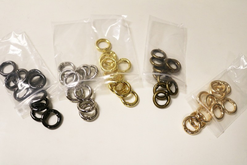 10 pcs Metal Ring CHOOSE COLOR Spring Gate O-Ring FREE SHIPPING, US SELLER
