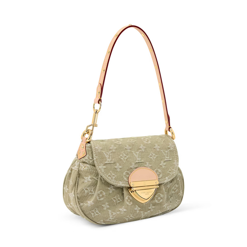 NEW Louis Vuitton Monogram Sunset Shoulder Bag Khaki M27210 Authentic LV gallery