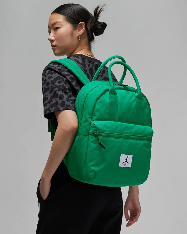 Nike Jordan Flight Carryall Backpack Bag 19L Gym Travel Lucky Green WA0730 F4F