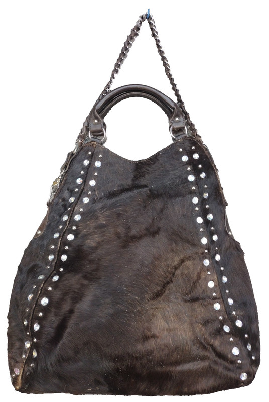 Cowhide X Large Purse Terracotta On Web Brown Genuine Cowhide Handbag Cowgirl