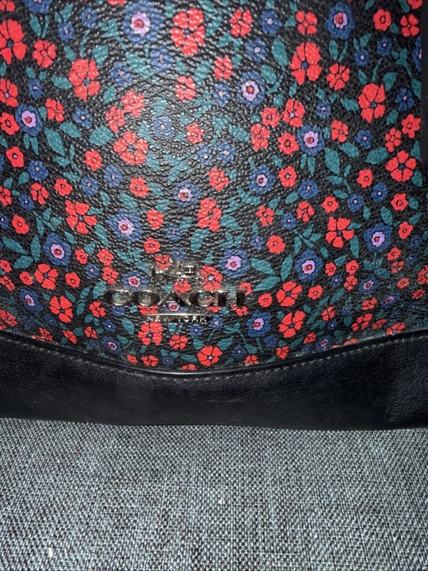 Coach Sierra Bag in Ranch Floral Print Bowling Satchel Feminine Cottagecore gallery