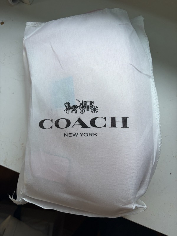 Coach Pink Logo Zip-Around Pouch Wallet Wristlet Strap w/ Hangtag