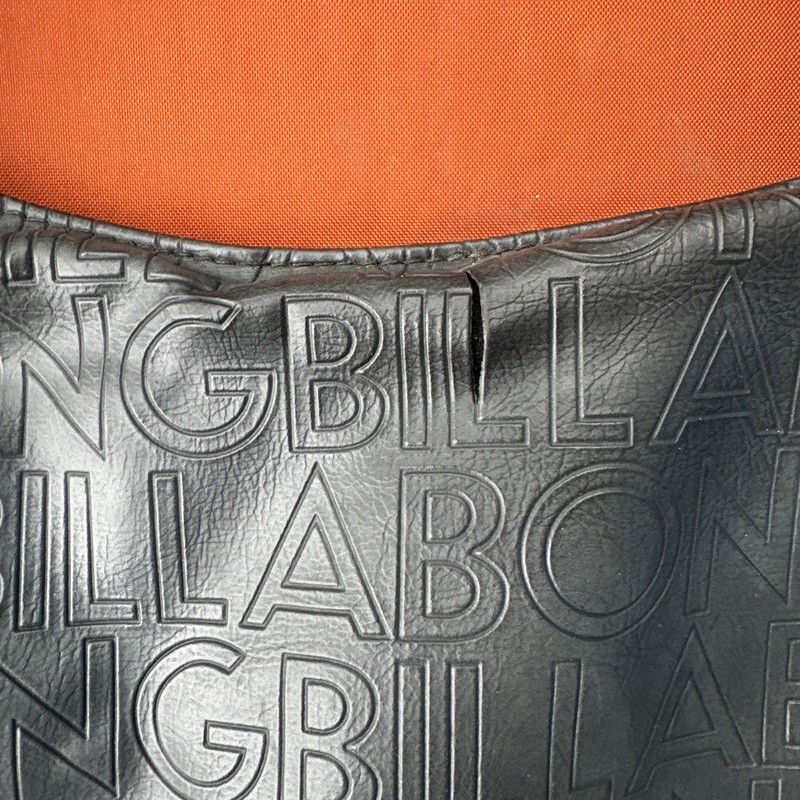 Billabong Trendy Faux Leather Large Purse Y2K 15” W x 12” H Cupholders Boho AA gallery