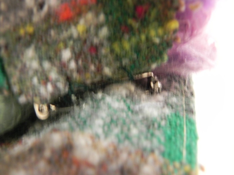 NWT Tweed Queen Vintage Handmade in England Shoulder Bag Tote &Removable Corsage gallery