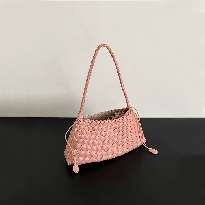 Hand Woven PU Women Bag Bucket Crossbody Holiday Casual Summer Bucket Bag gallery