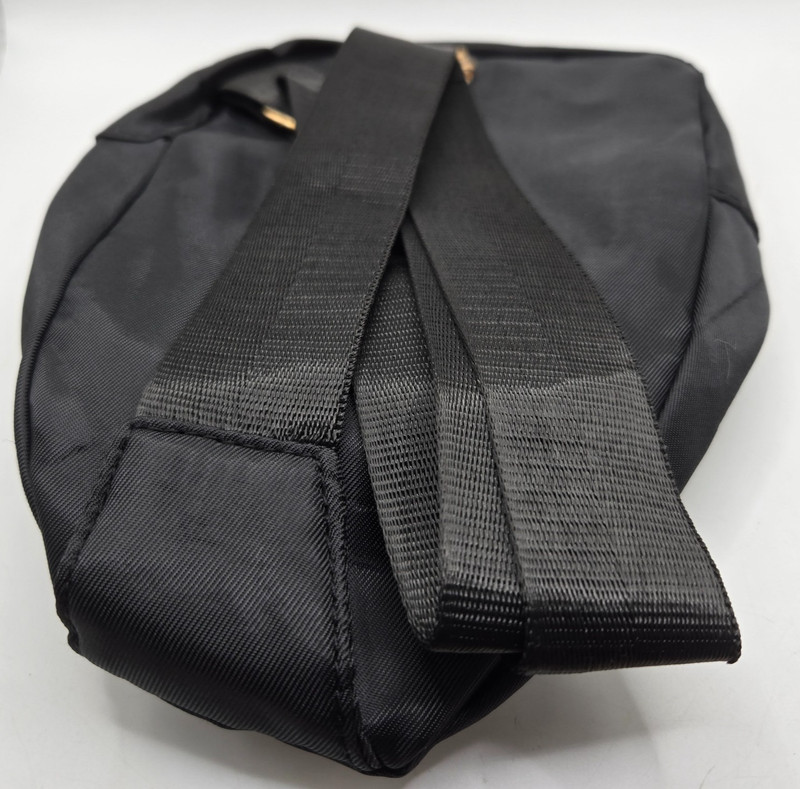 Single Strap Crossbody Backpack BLACK/GOLD Quilted Fashion Jingpin Creations New gallery