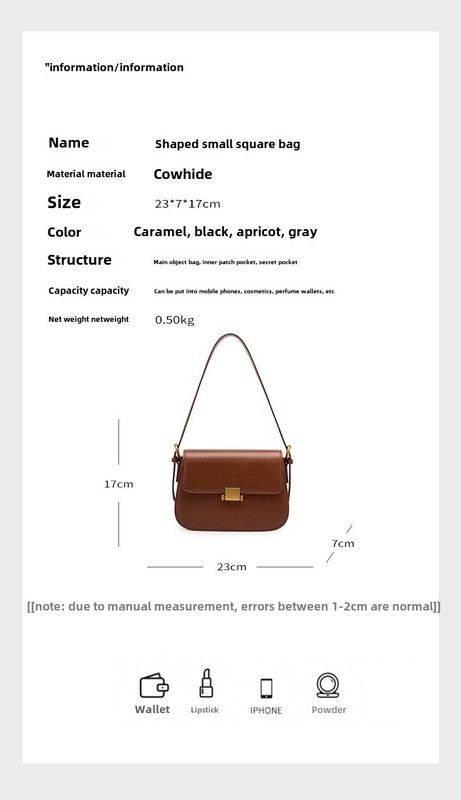 Women's Bag New Cowhide Leather Women Shoulder Bags Crossbody Bags gallery