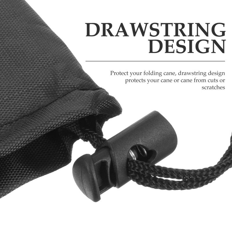 1PC Cane Bag Nylon Fabric Elder for Walking Stick Trekking Pole Pouch Black gallery