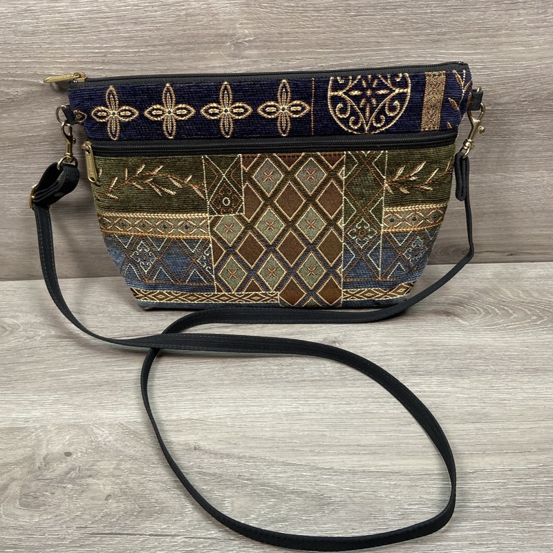 Danny K Beverly Hills Tapestry Bag Crossbody Shoulder Purse Made in USA