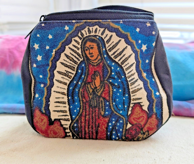 Day of the Dead Zippered Coin Purse - Sugar Skull Coin Purse - Dancing Skeletons gallery