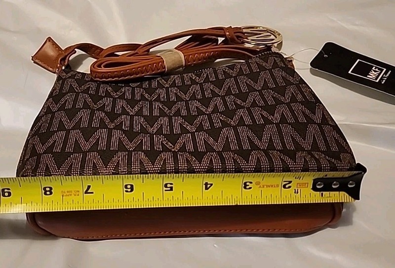 MKF Collection Womens Signature Adjusatble Strap Crossbody Brown Bag [New**] C4 gallery
