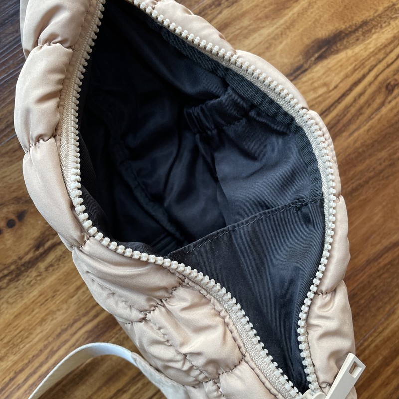Do Everything in Love adjustable Buckle Strap Quilted Puffer Tote Soft Sling Bag gallery