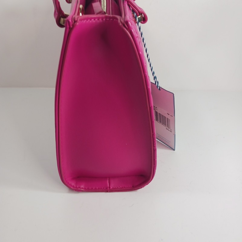 NWT Draper James RSVP Hot Pink Quilted Kiki Crossbody Purse satchel gallery