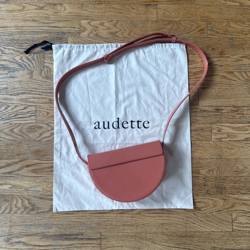Audette Nuit Pink/salmon Shoulder Bag/purse handbag 🩷 was $490