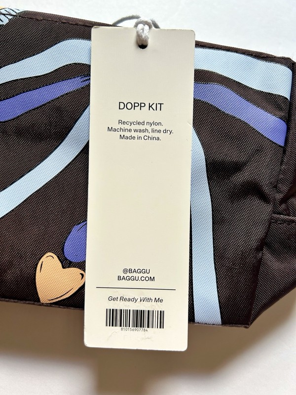 NEW! Baggu DOPP KIT in “Get Ready With Me” — Washable Recyc. Nylon, Limited Ed. gallery