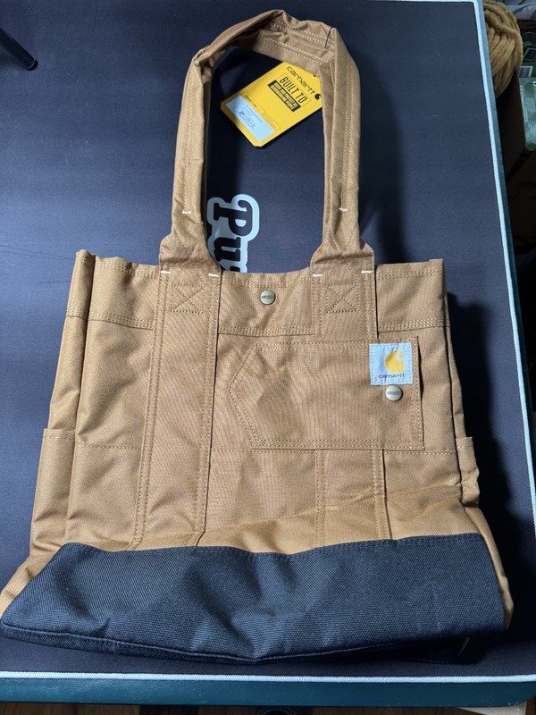 Carhartt Gear B0000380 Vertical Snap Tote – Carhartt Brown