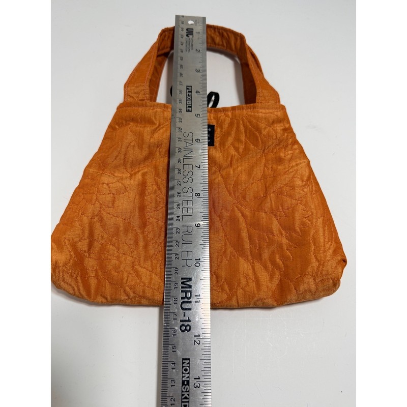 Lisa Lill Studio Reversible Mini Tote Handbag Bag Navy Orange gallery