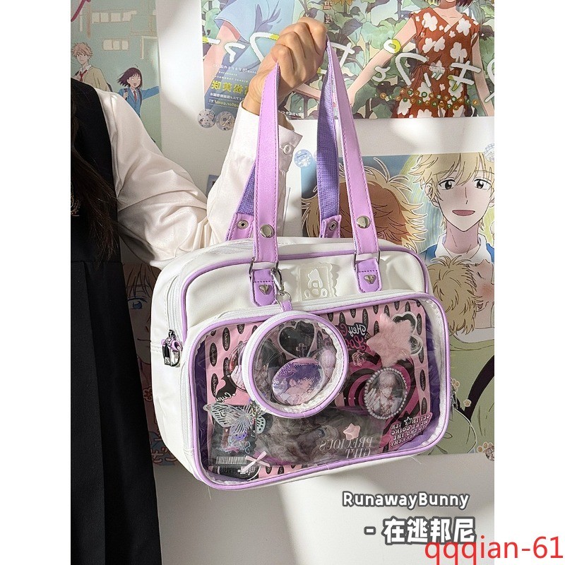 Anime Single-Shoulder Crossbody Bag Handheld Student Large Capacity Ita Bag gallery