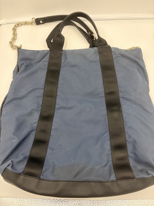 Bimba Y Lola Blue Nylon Metal Greyhound Logo Tote Bag Bag Medium Crossbag gallery