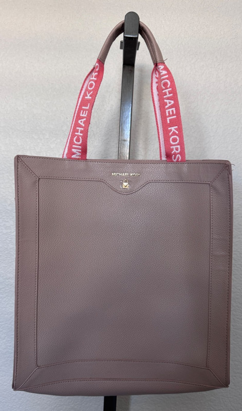 Michael Kors Beige Pink Large Tote Bag New Handbag Promo Shoulder Bag