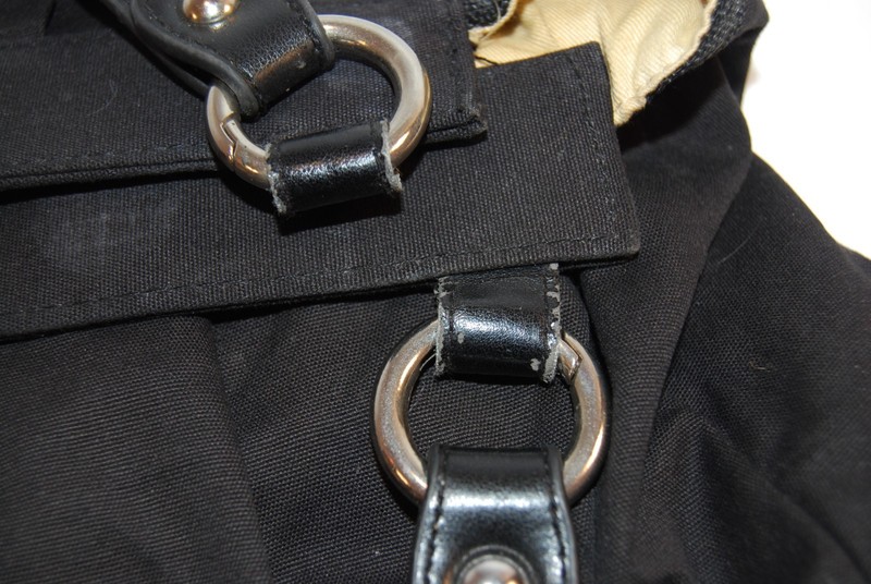 Miche Prima Large Base Bag, 2-20.5" Flat Handles and 4 Carabiners Clips Black gallery