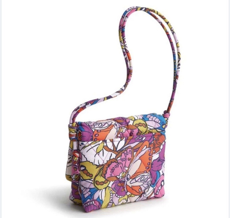 Vera Bradley FLUTTER Featherweight Original Hipster Cross Body Purse Bag NWT gallery