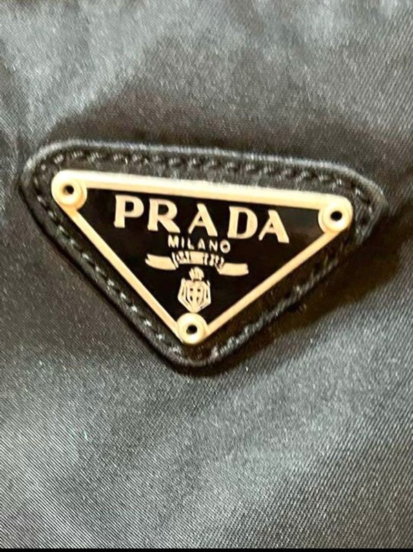 PRADA Shoulder Crossbody Bag Accessory Pouch Black Strap 128cm Womens Auth gallery