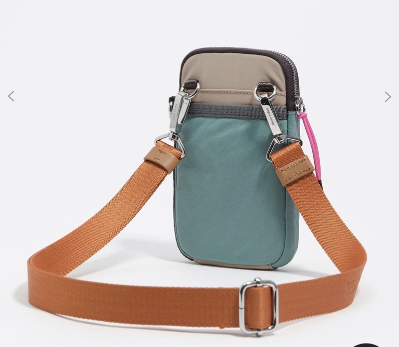 New Bimba Y Lola Crossbody cell Bag multicolor Nylon Adjustable Strap Zip Pocke gallery