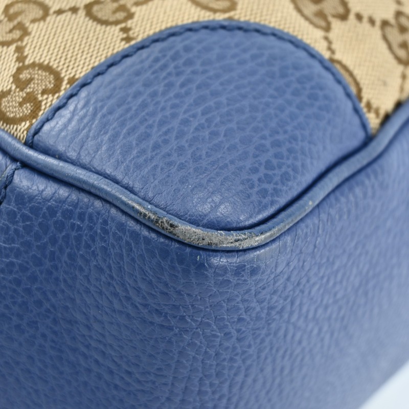 GUCCI Bree GG canvas Shoulder Tote Bag 449241 leather Beige Crossbody N2739Y802 gallery