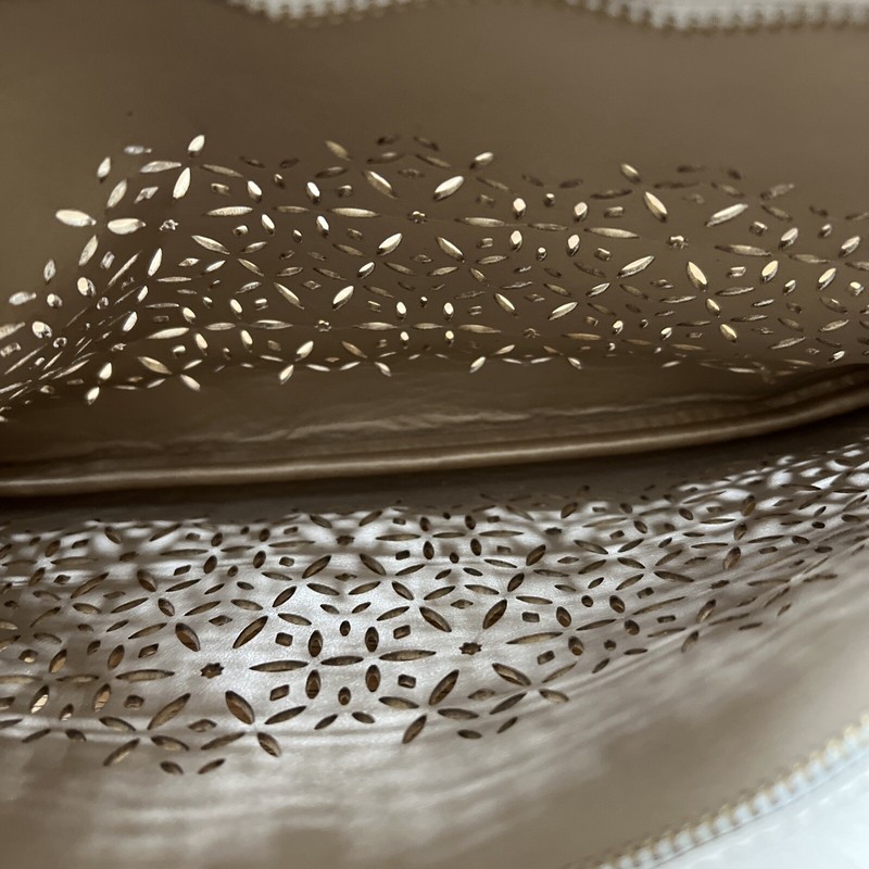 Lauren Ralph Lauren Clutch Faux Leather Unlined Cutouts gallery