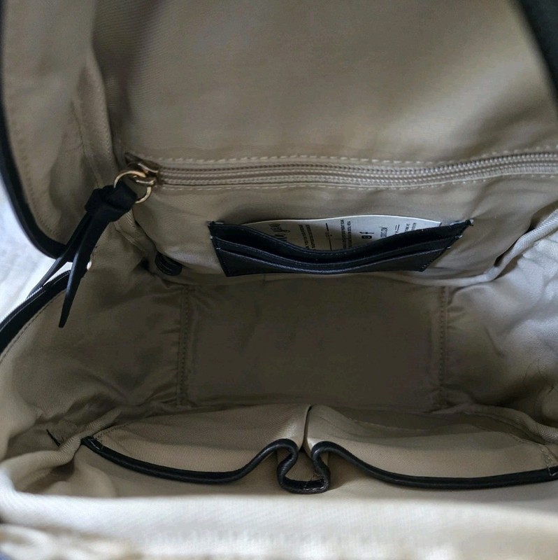 LODIS Everly Backpack Bag Purse BLACK Leather NWT NEW gallery