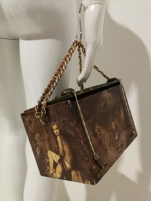 woman bag original accessories shoulder hand handle art deco nouveau vintage bag gallery