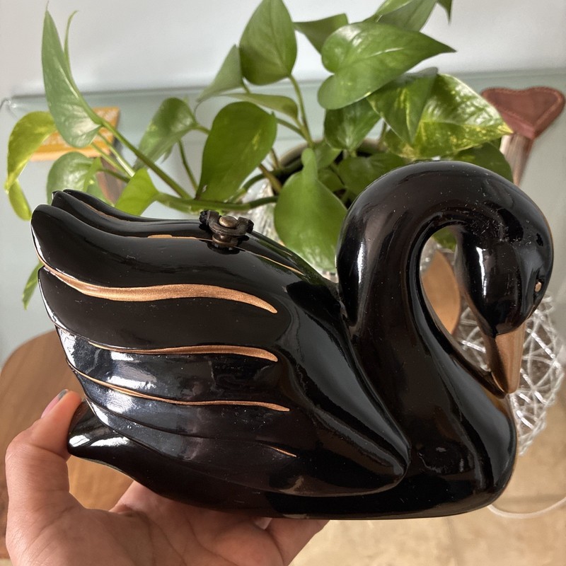 Timmy Woods BLACK SWAN RARE PURSE CLUTCH