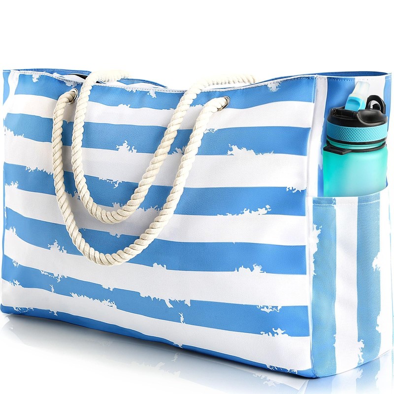 SRISE Extra Large Beach Bag for Women & Men,Beach Bags Waterproof Sandproof w…