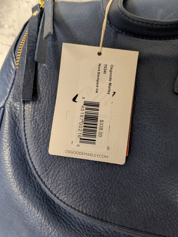 OSGOODE MARLEY Backpack " NORA " Ink Blue NWT gallery