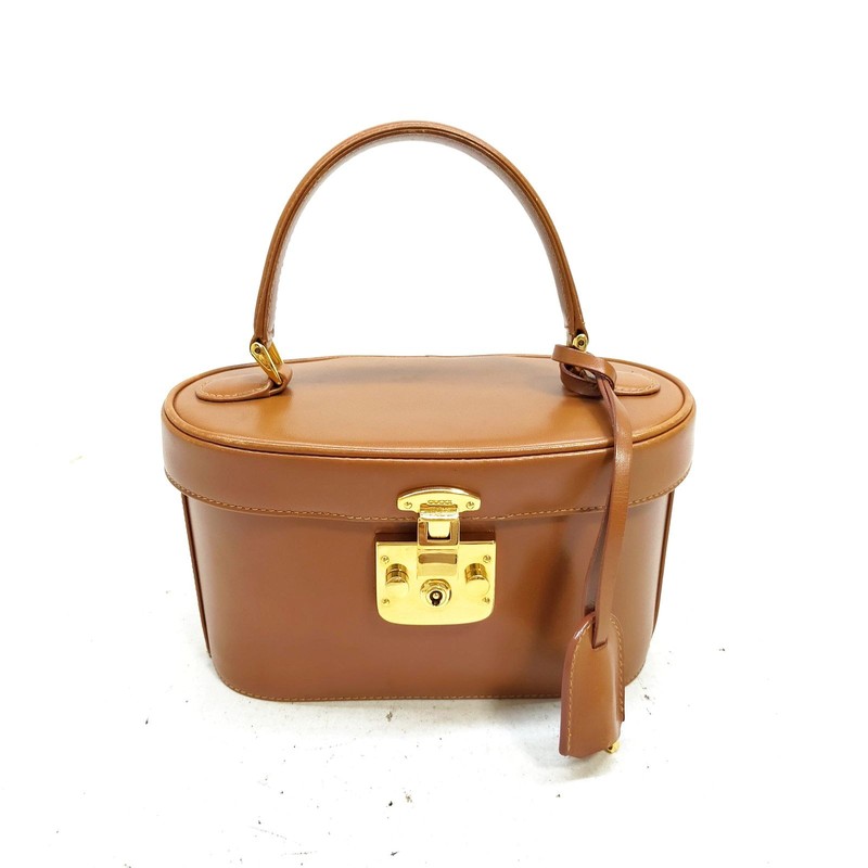 Gucci Vanity Bag Brown Leather 3360543