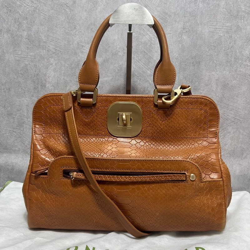 Longchamp Croco Embossed Python Leather 2-Way Shoulder Bag gallery