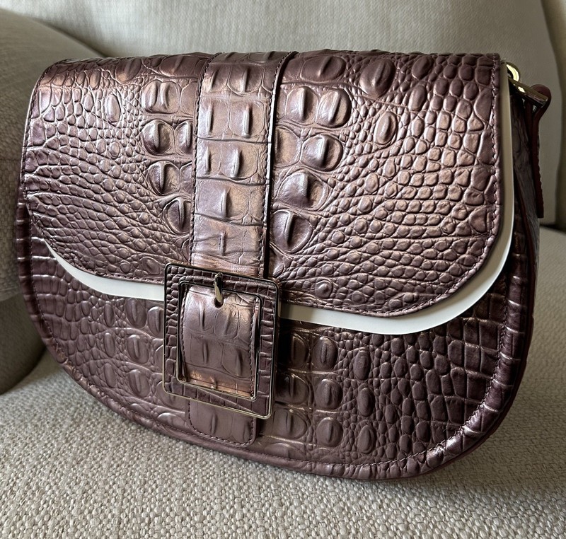 Brahmin Cynthia ~ Mellow Rose ~ NWT Effortlessly Romantic Champagne Kissed Pink