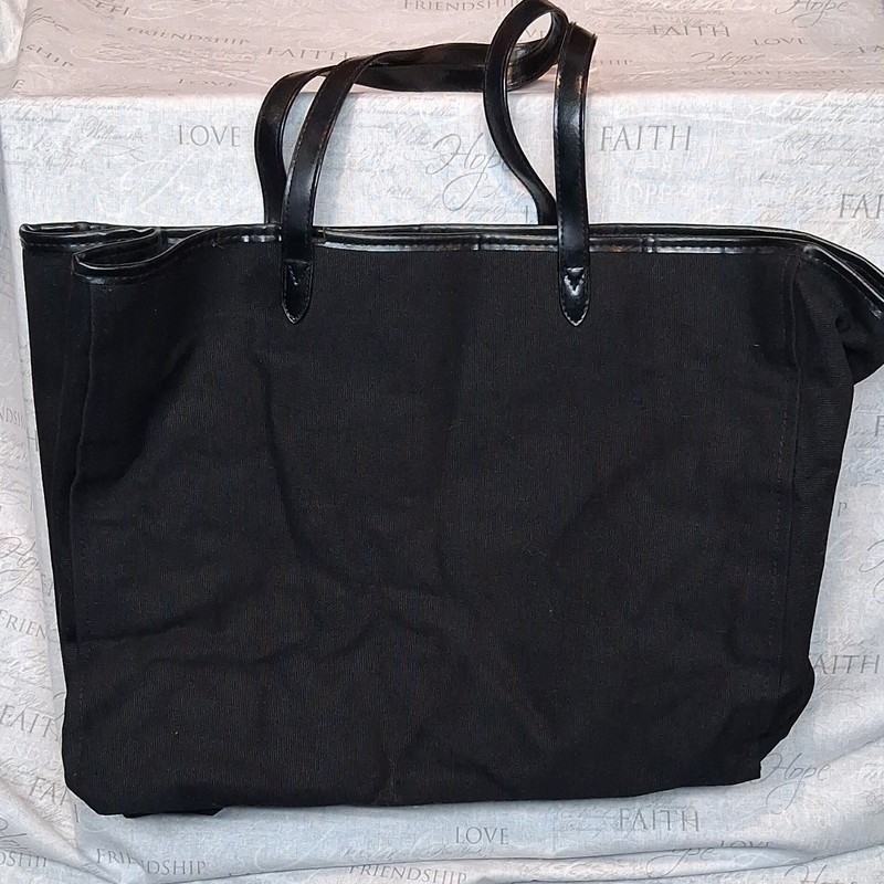 Victoria's Secret Large Black Multicolor Sequin Stripe Tote Bag for Women gallery