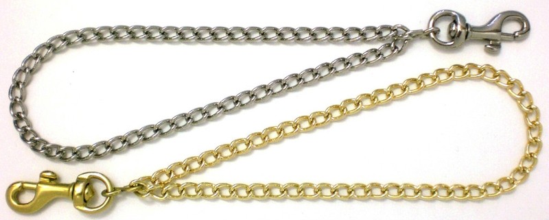 Gold / Nickel Purse / Clutch / Pouch / Wristlet / KeyRing/Chain Link Wrist Strap