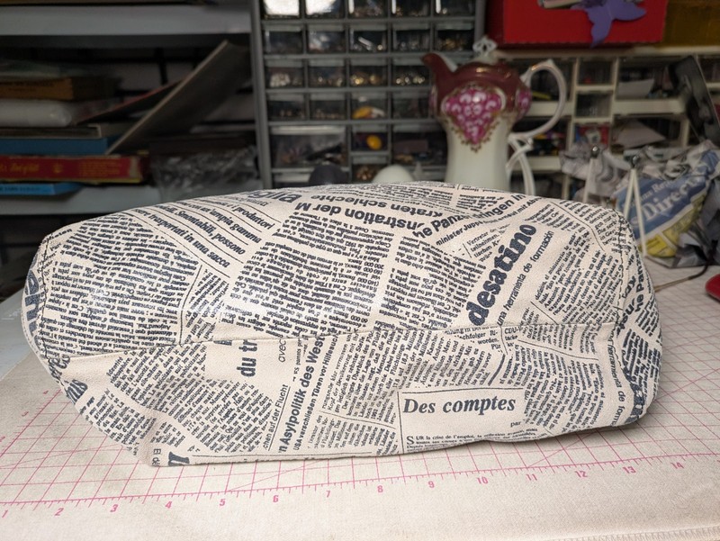 Maurizio Taiuti Genuine leather Tote Bag handbag 15"x12"x4.5" Newspaper Italy gallery