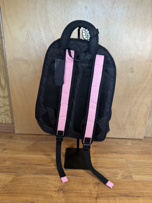 Jump From Paper Backpack Purple Pink White School Art Bag 2D Color Block NWT gallery