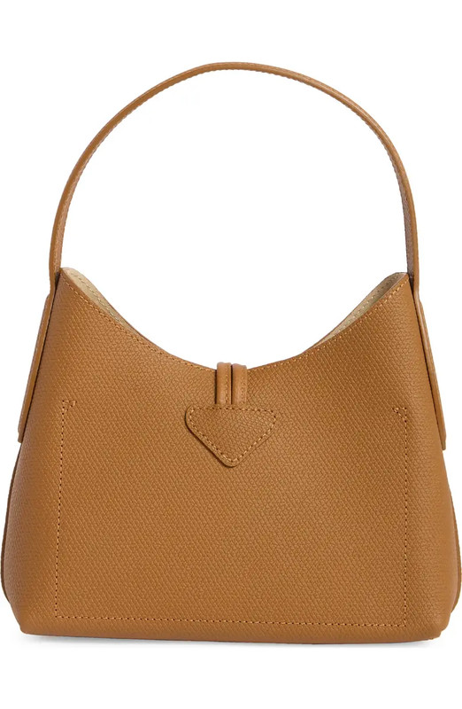 Longchamp Le Roseau Hobo Extra Small Leather Shoulder Bag ~NIP~ NATURAL gallery